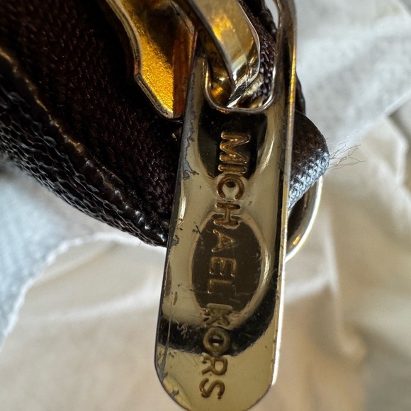 Michael Kors Brown Leather Logo Wallet - Picture 3 of 6